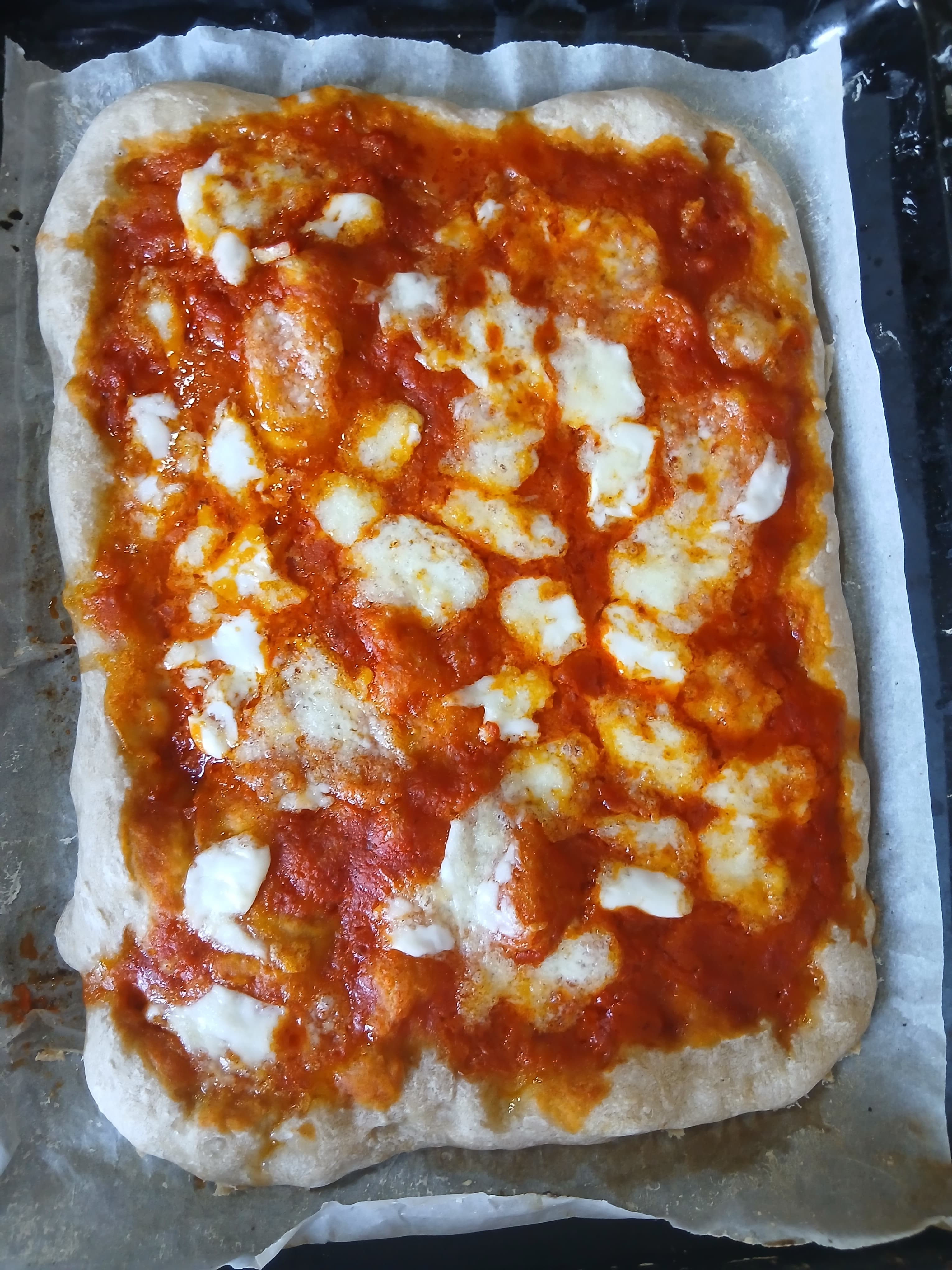 Pizza in teglia