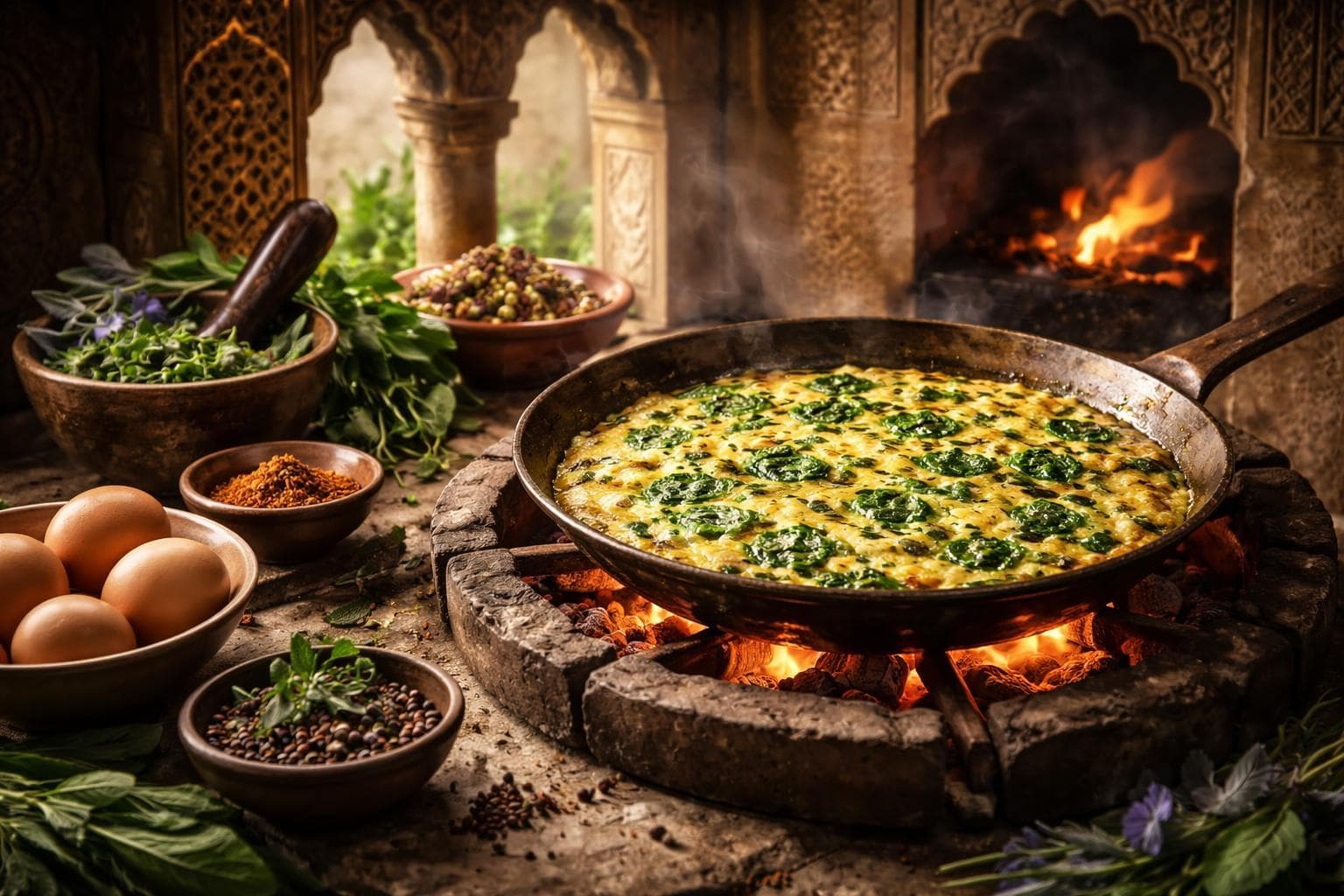 Illustrazione storica: Frittata di spinacino