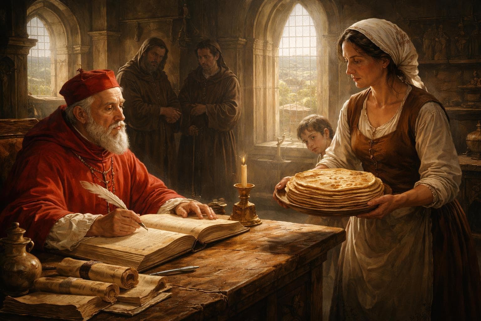 Illustrazione storica: Piadine