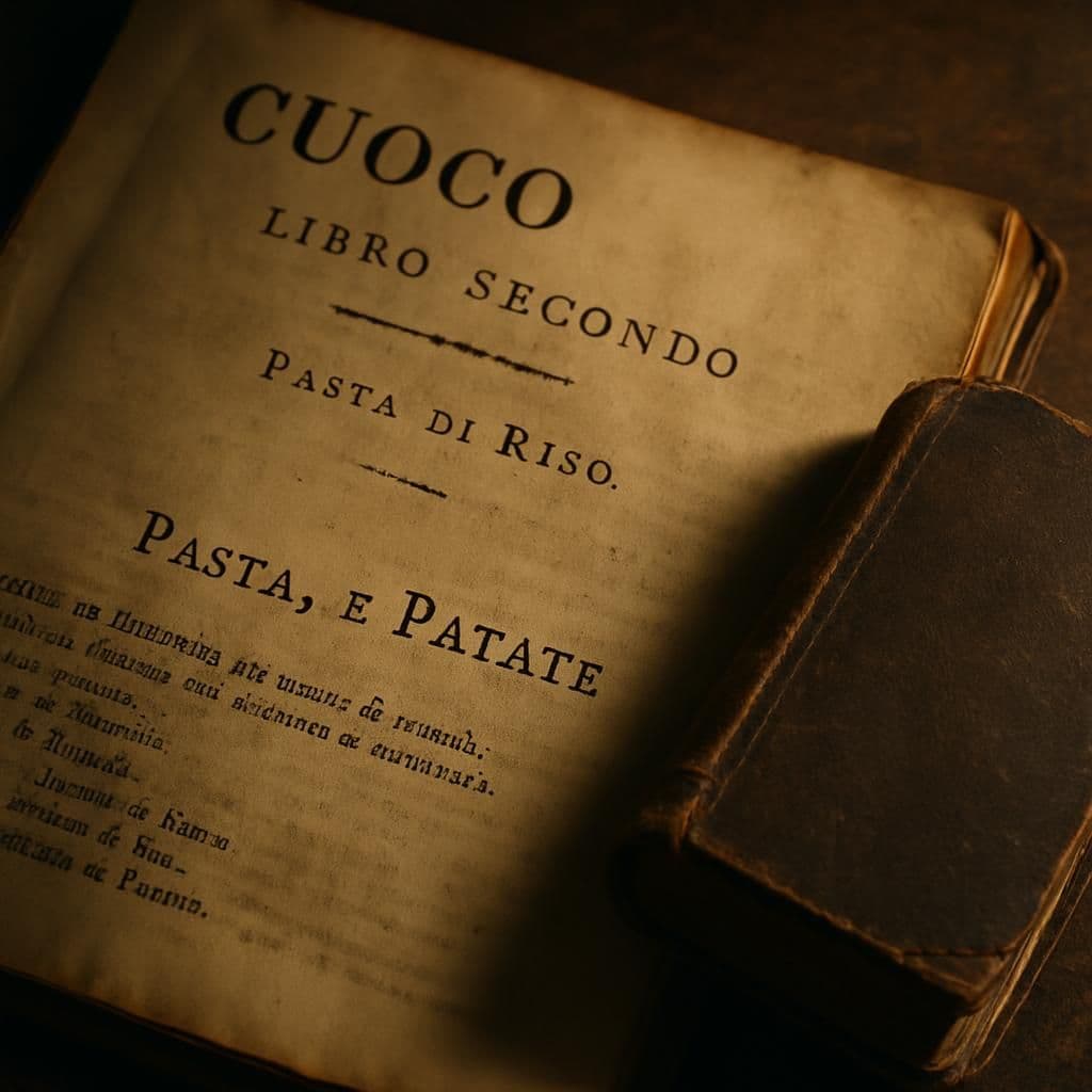 Illustrazione storica: Pasta e patate