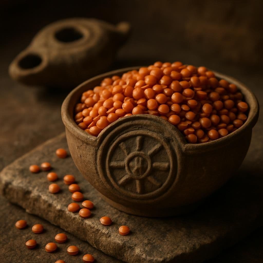 Illustrazione storica: Zuppa di lenticchie
